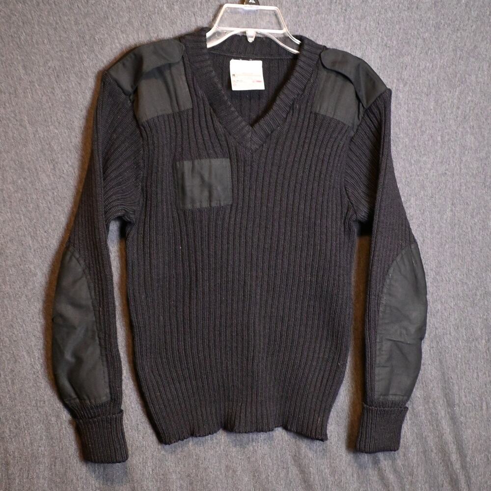 Brigade Quartermasters Men's 40 (US S/M) 100% Wool Wooly Pully Pullover Sweater